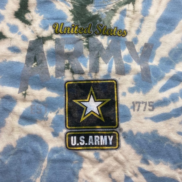 U.S. Army bleach wash tee shirt - Picture 2 of 4